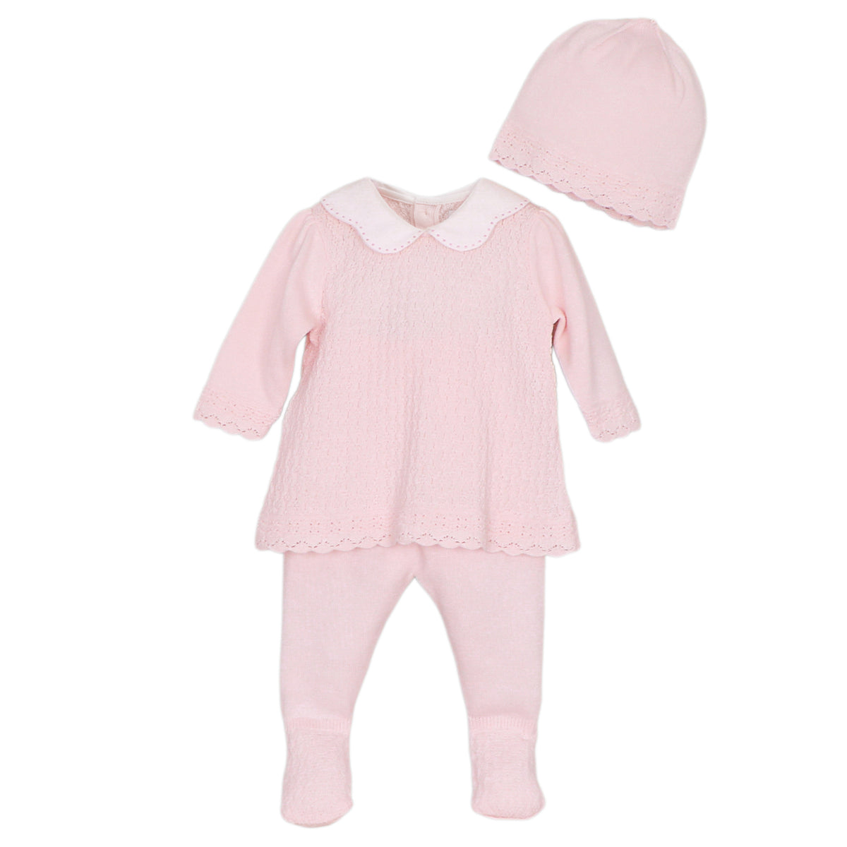 Emile et Rose Minny Pink Knitted Set | Casa Childrenswear