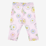 Monnalisa Baby Flower Jersey Leggings | Casa Childrenswear