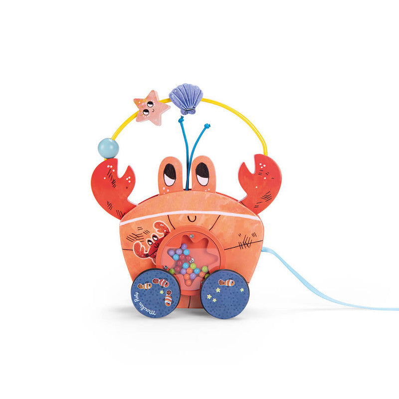 Moulin Roty Pull-along crab | Casa Childrenswear