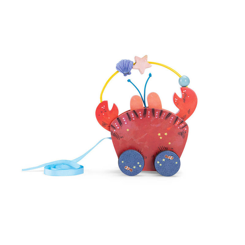 Moulin Roty Pull-along crab | Casa Childrenswear