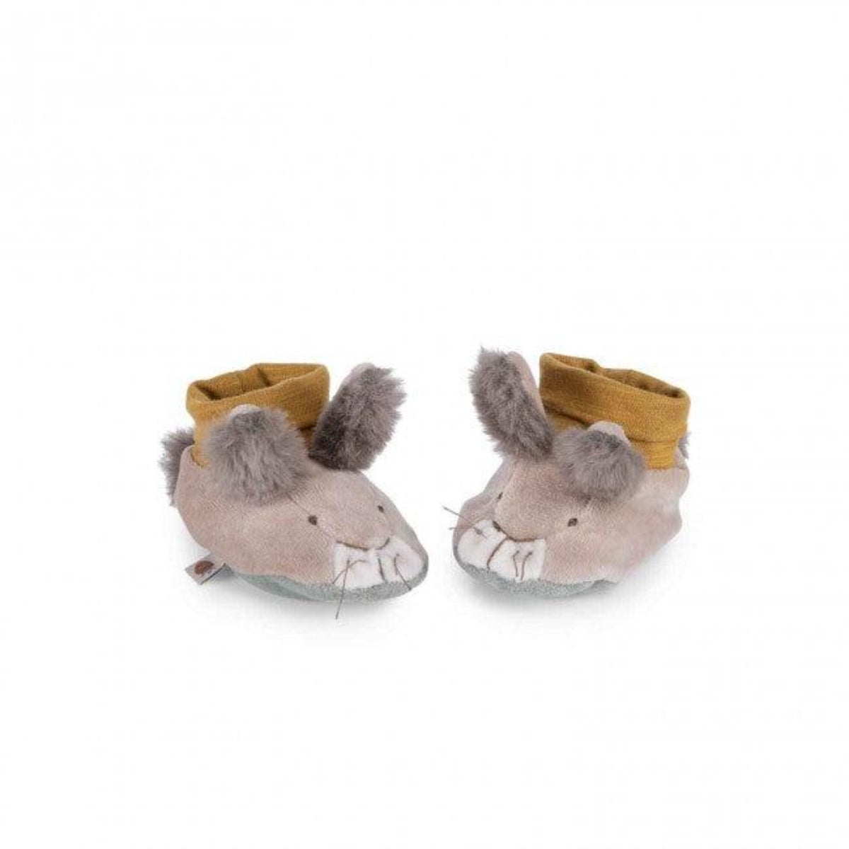 Moulin Roty Rabbit Baby Slippers | Casa Childrenswear