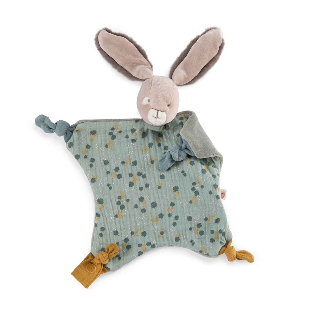 Moulin Roty Rabbit Comforter - Sage | Casa Childrenswear