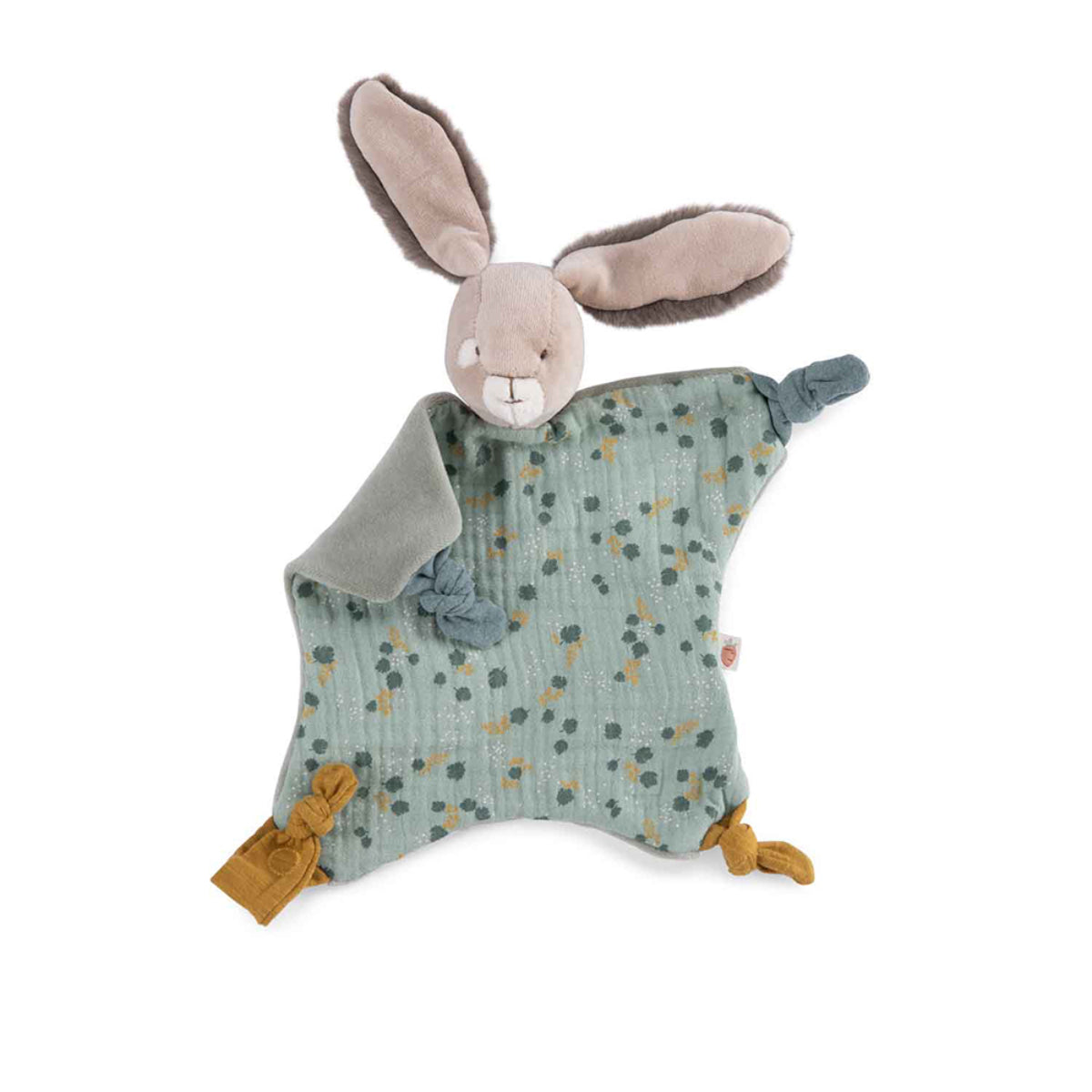 Moulin Roty Rabbit Comforter - Sage | Casa Childrenswear