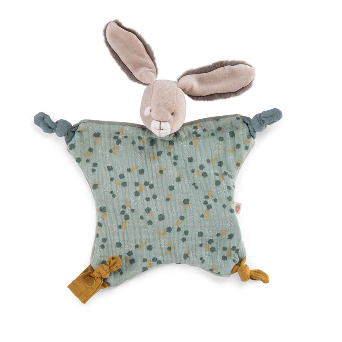 Moulin Roty Rabbit Comforter - Sage | Casa Childrenswear