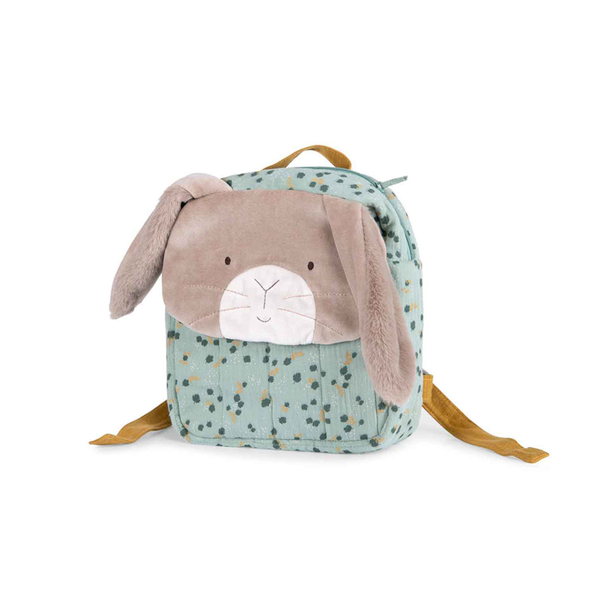 Moulin Roty Rabbit Backpack- Sage | Casa Childrenswear