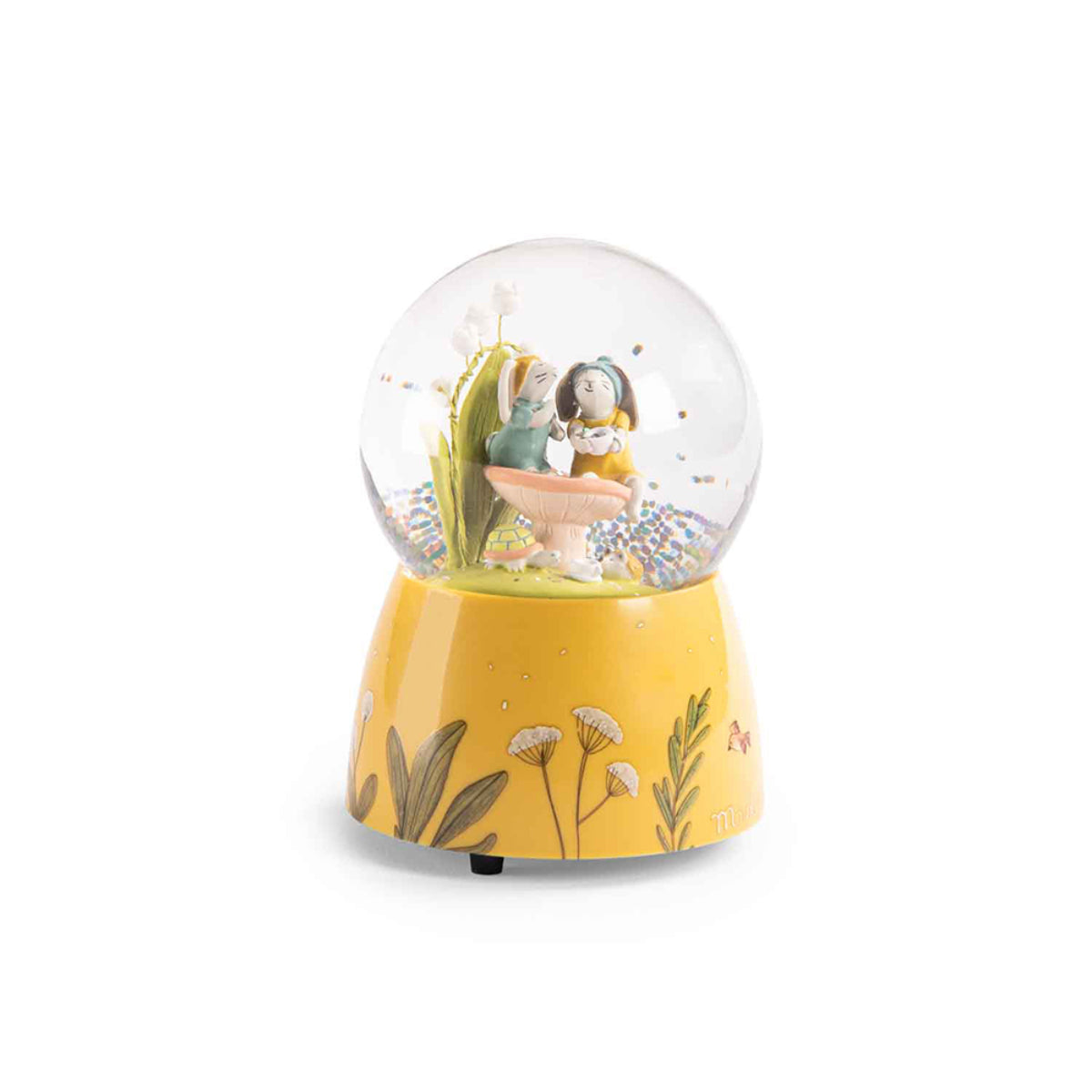 Moulin Roty Musical Snow Globe Trois Petits Lapins | Casa Childrenswear