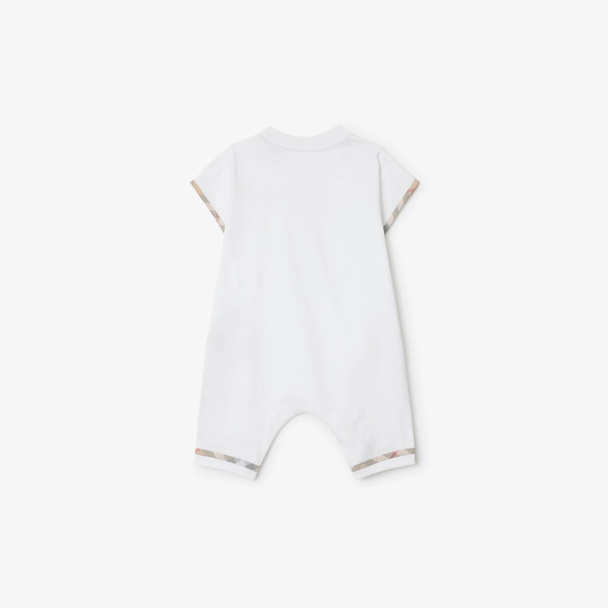 Burberry Baby White Romper | Casa Childrenswear