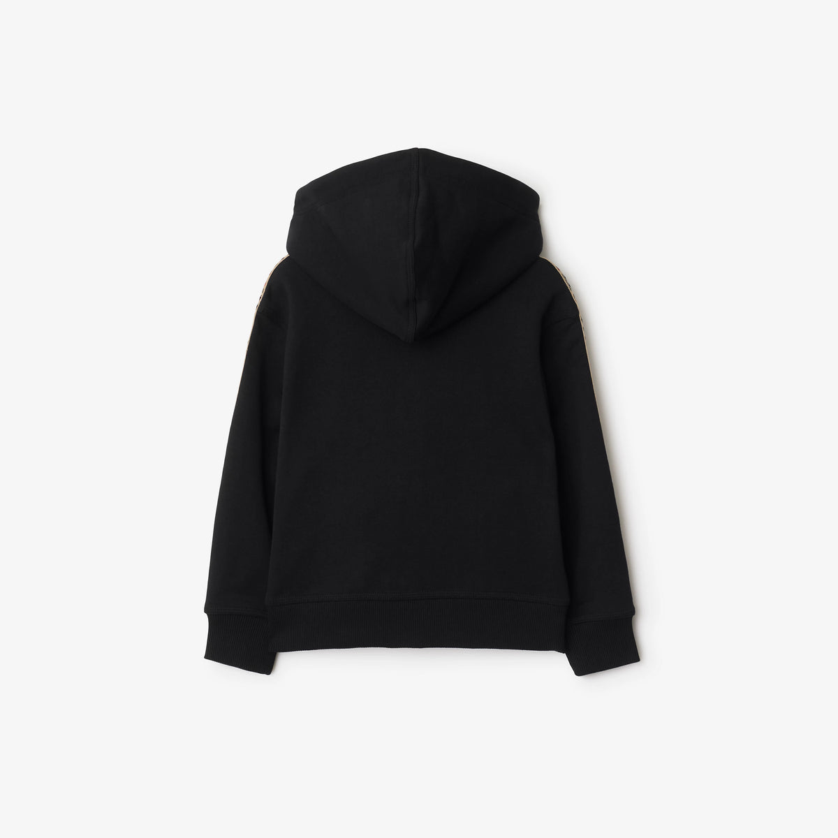 Boys Black Zip-Up Hoodie