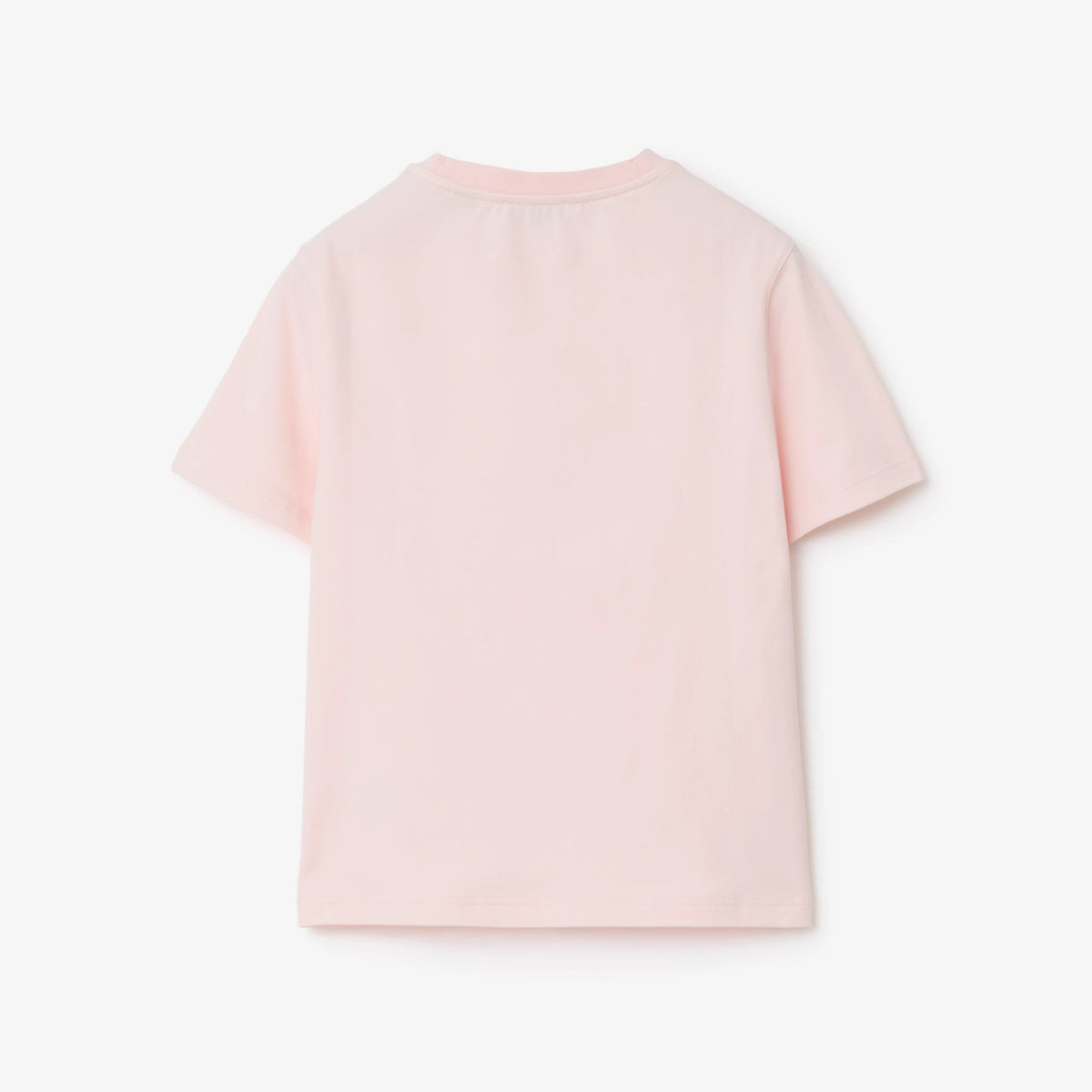Burberry Girls Pink T-Shirt with Stamp Logo | Casa Childrenswear