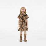 Burberry Girls Beige Check Dress | Casa Childrenswear