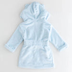 Cozy Blue Bear Hooded Dressing Gown