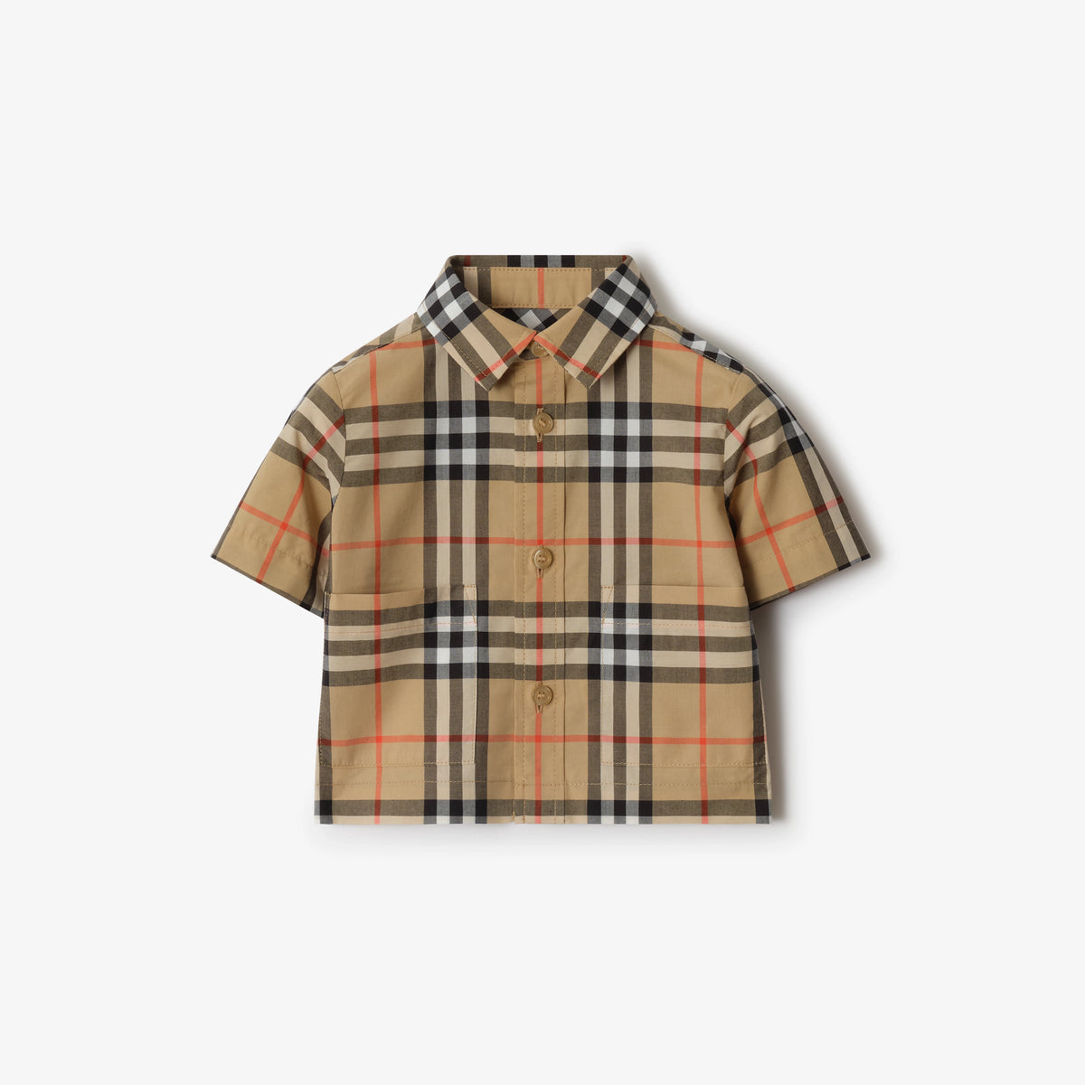Burberry Baby Boys Check Shirt and Short Set | Casa Childrenswear