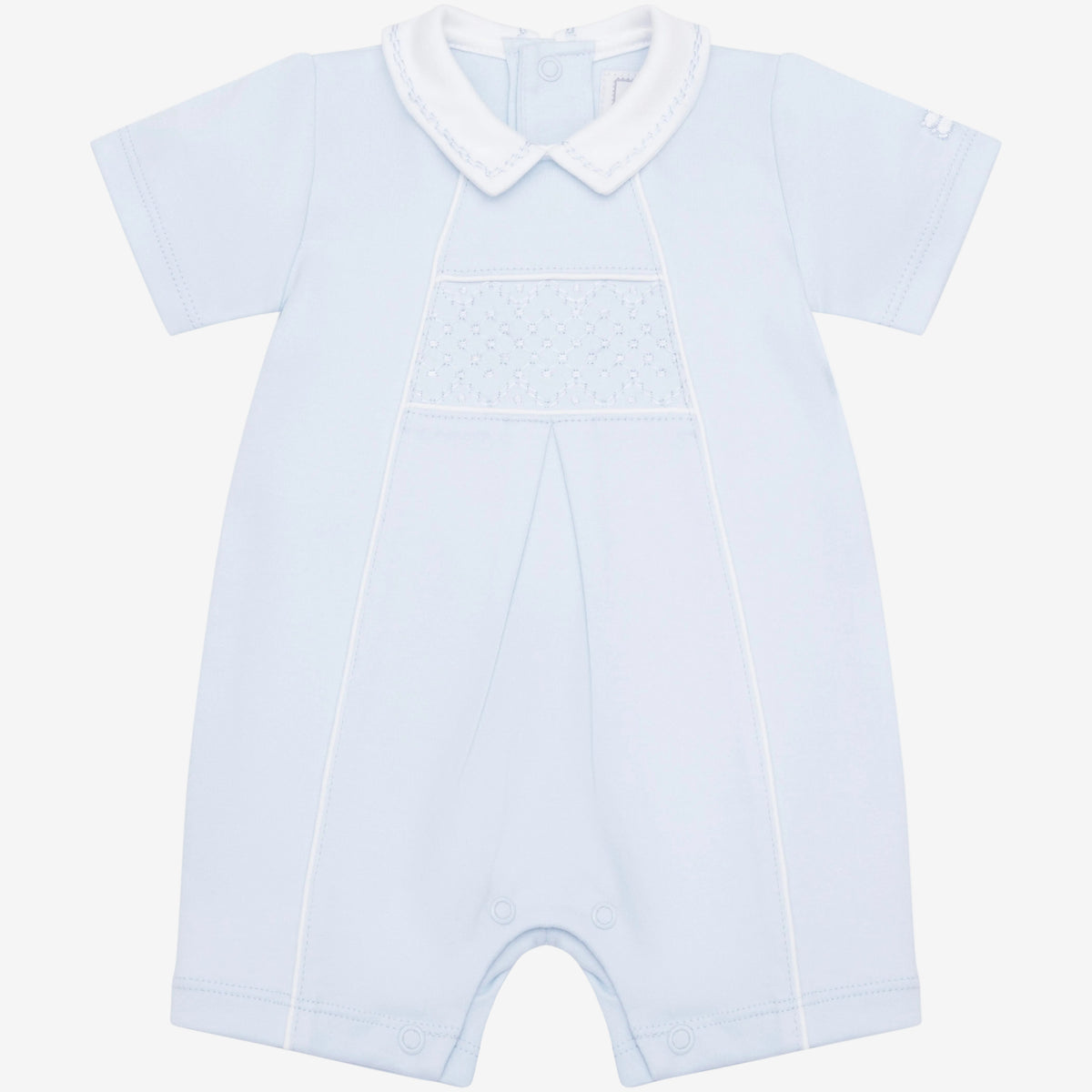 Emile et Rose John Pale Blue Romper | Casa Childrenswear