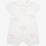 Emile et Rose Jody White Romper with Hearts | Casa Childrenswear
