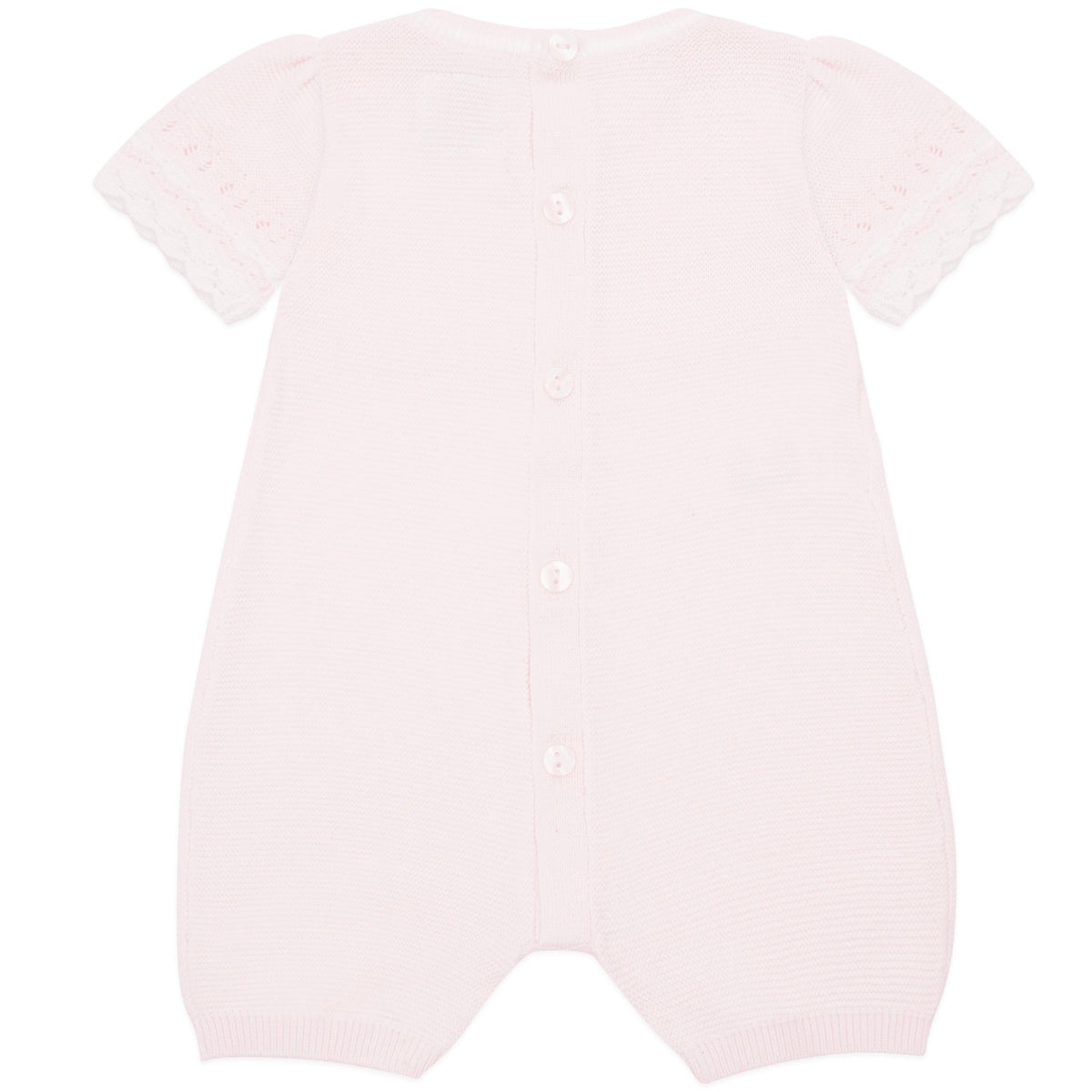 Emile et Rose Josie Pink Knit Romper | Casa Childrenswear