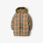 Boys Check Puffer Jacket