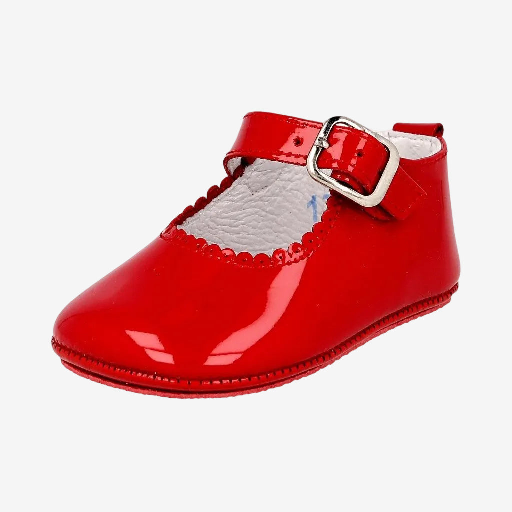Andanines Red Patent Mary Jane Soft Sole | Casa Childrenswear