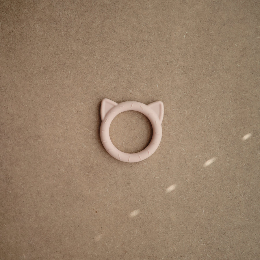 Mushie Cat Teether- Blush | Casa Childrenswear