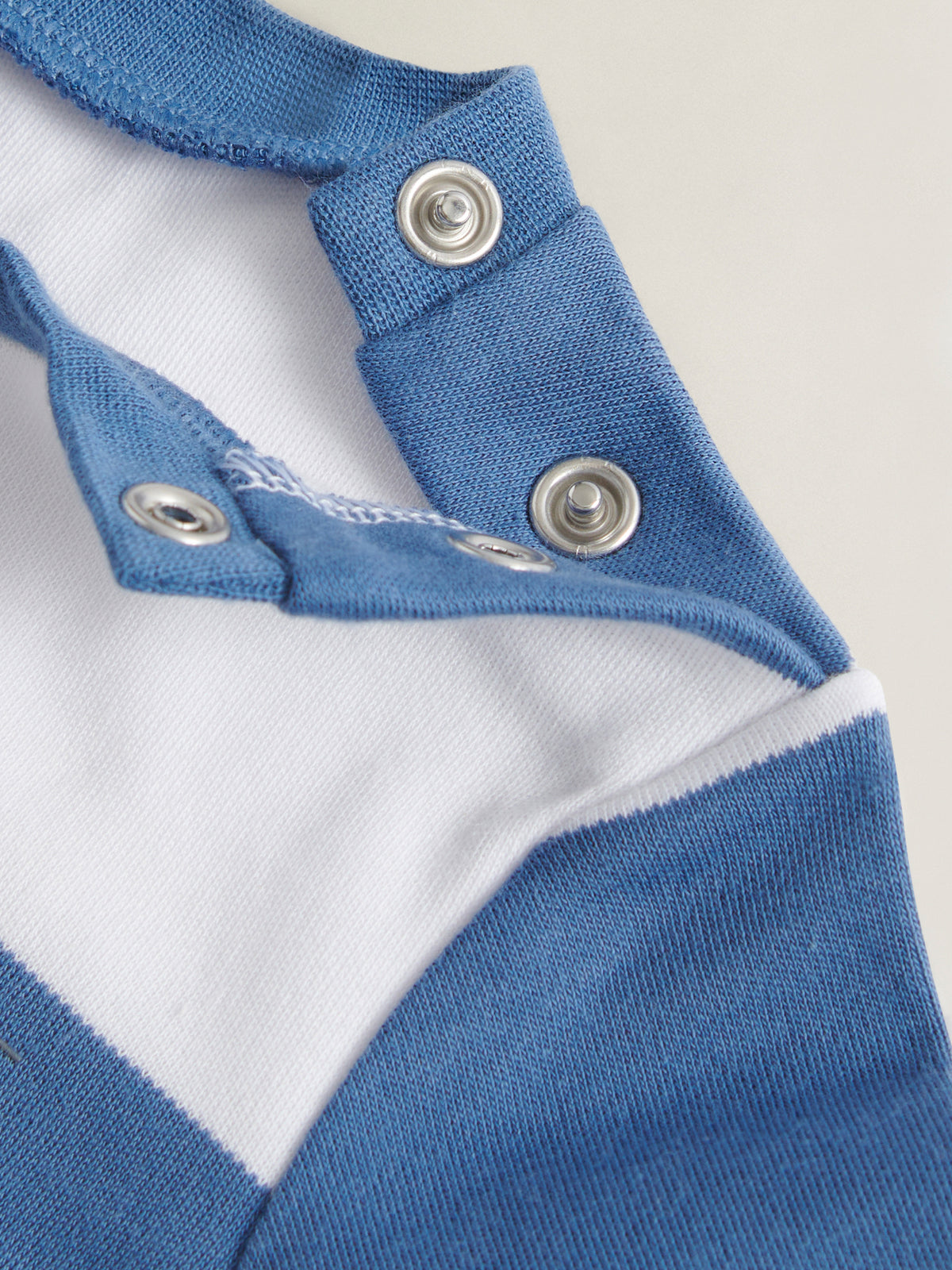 Gant Baby Boys Blue Striped Short Sleeve Romper | Casa Childrenswear