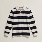 Boys Navy Long Sleeve Rugby