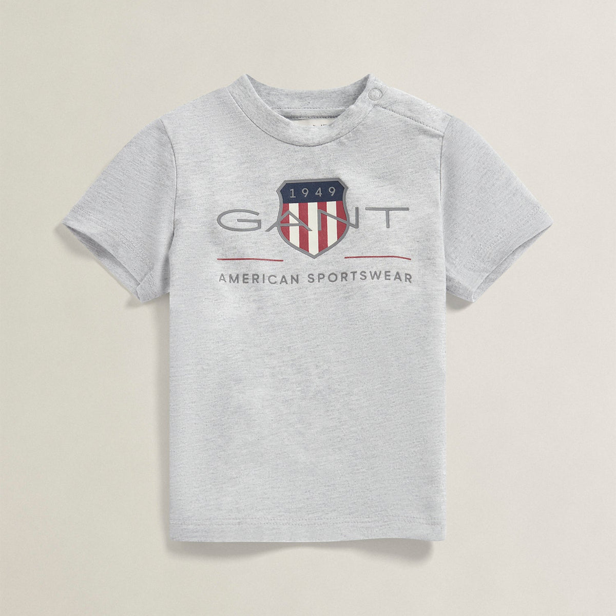 Infant Boys Grey Shield T-Shirt
