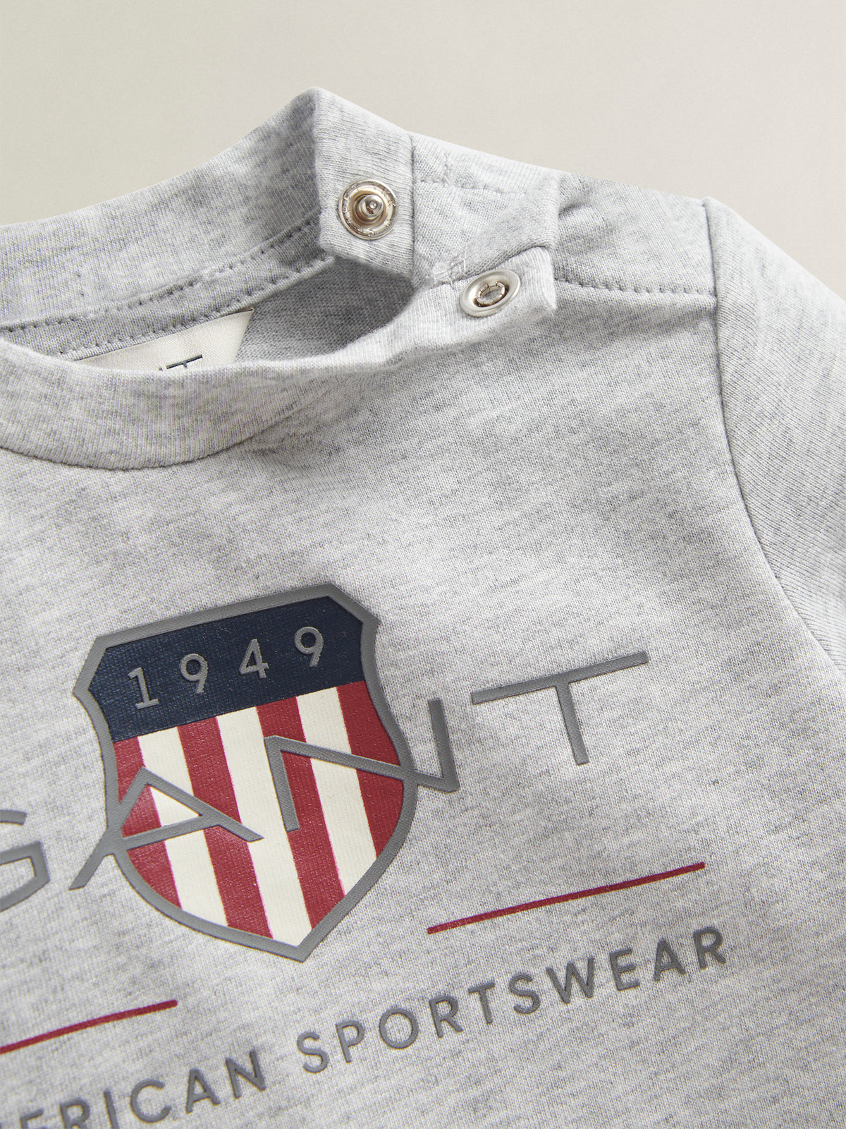 Infant Boys Grey Shield T-Shirt