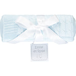 Emile et Rose Gino Blue Knit Blanket | Casa Childrenswear
