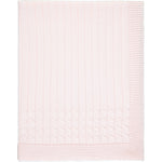 Gillian Pink Knit Blanket