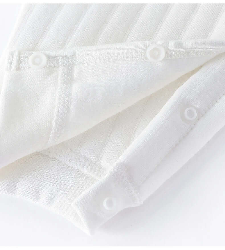 Teddy Bear White Boucle Wrap Babygrow