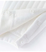 Teddy Bear White Boucle Wrap Babygrow