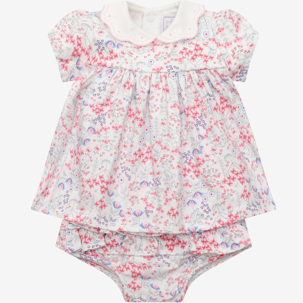 Emile et Rose Lola Pink Short Dress with Frilly Pants | Casa Childrenswear
