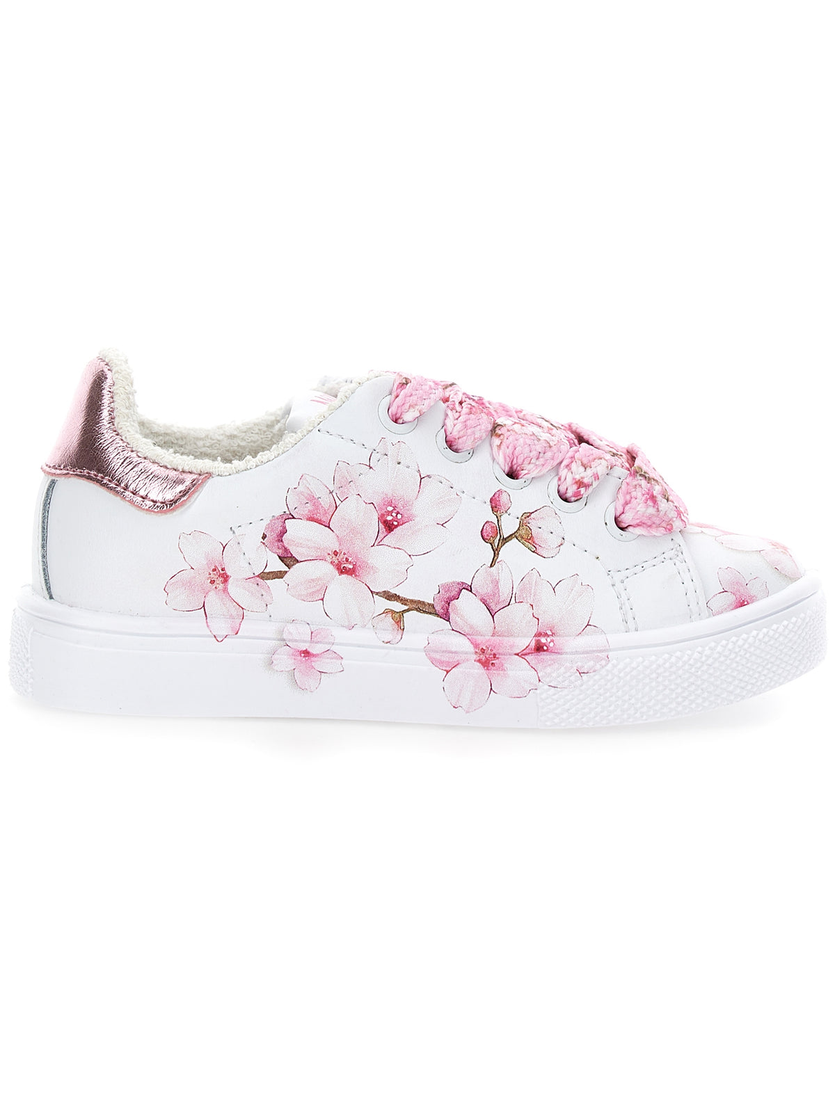 Girls Flower Tennis Shoes