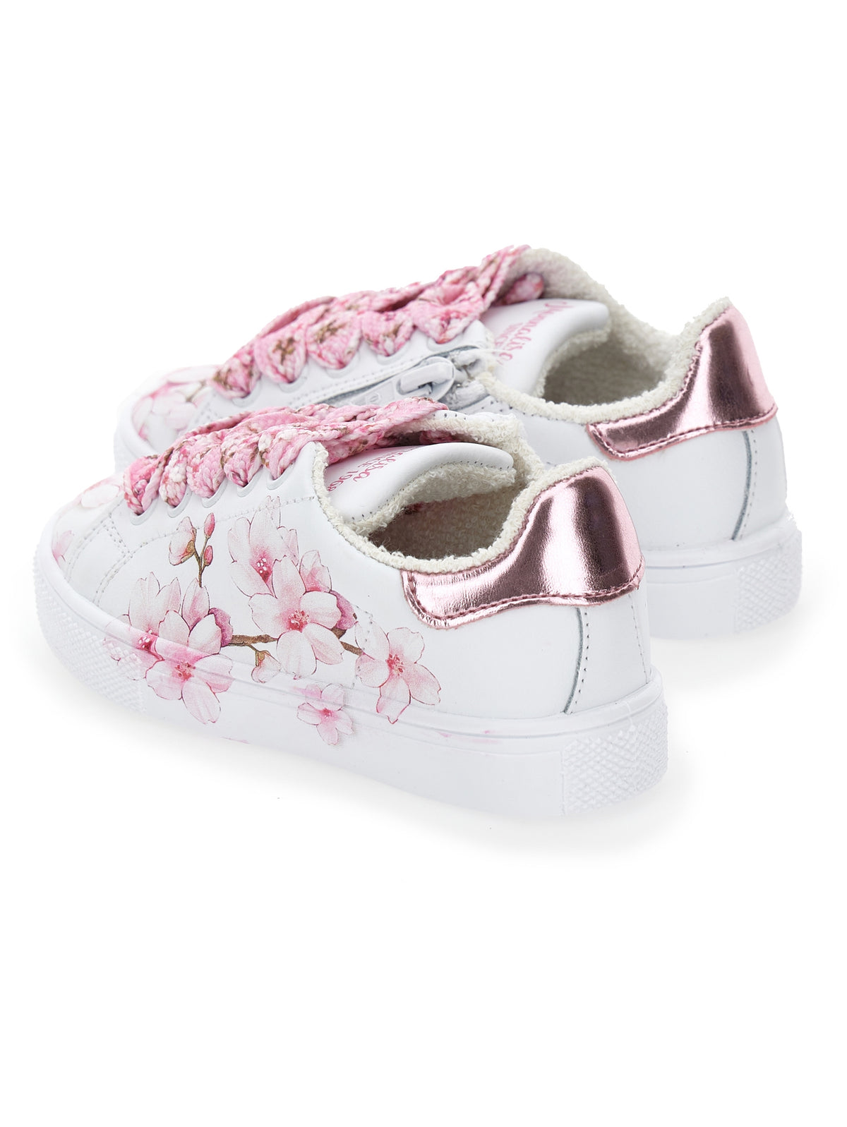 Girls Flower Tennis Shoes