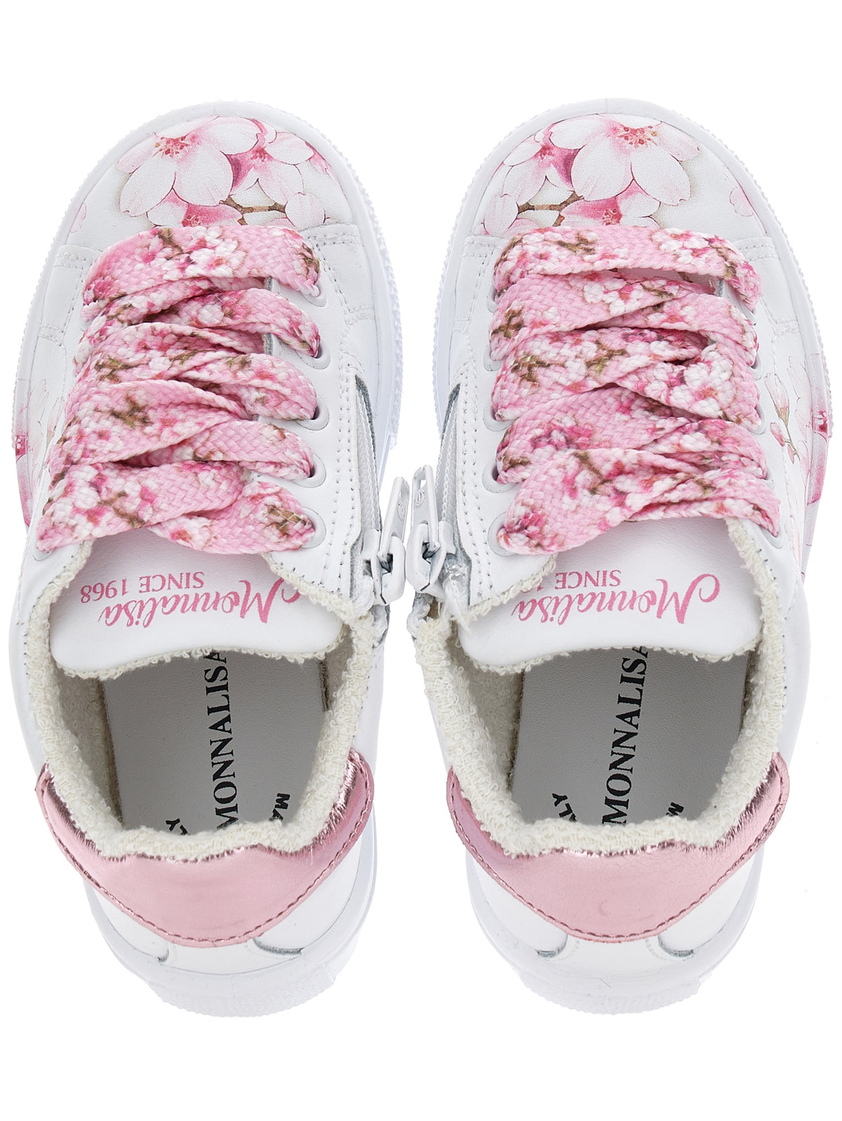 Girls Flower Tennis Shoes