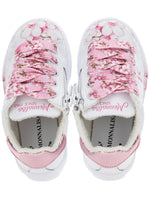 Girls Flower Tennis Shoes