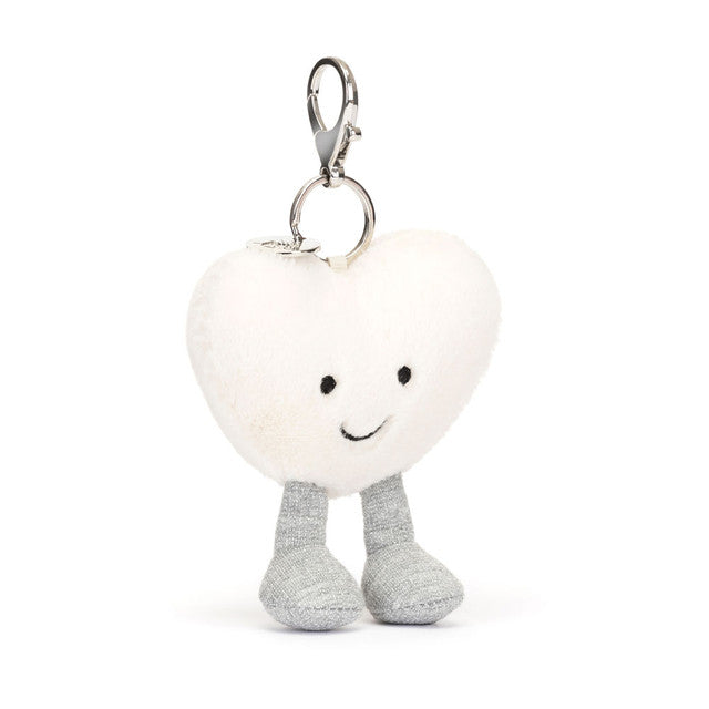 Jellycat Amuseables Cream Heart Bag Charm | Casa Childrenswear