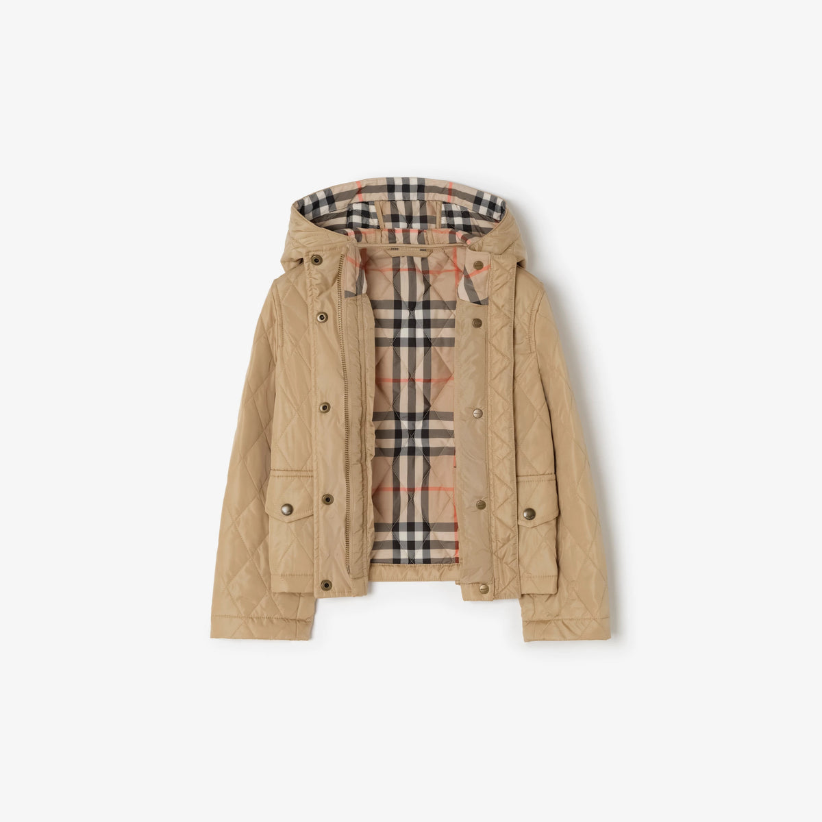 Girls Quilted Nylon Parka