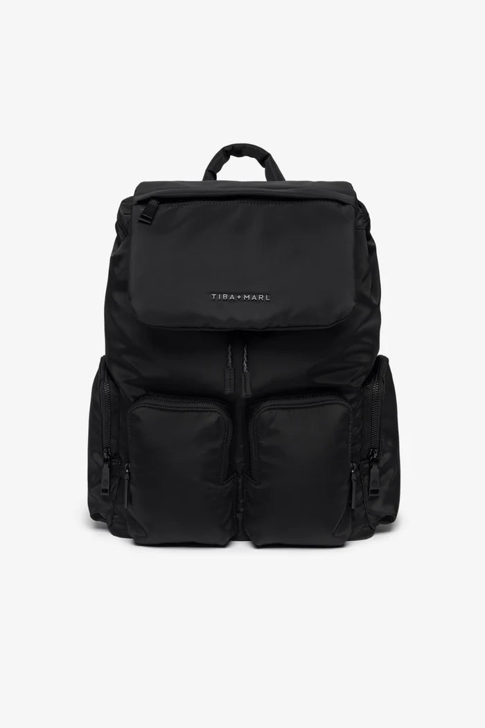 Tiba + Marl Alto Changing Backpack Black | Casa Childrenswear