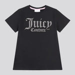 Diamonte Fitted Black Tee