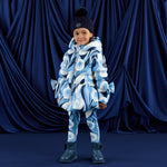 A Dee Nylah Blue Swirl Print Jacket | Casa Childrenswear