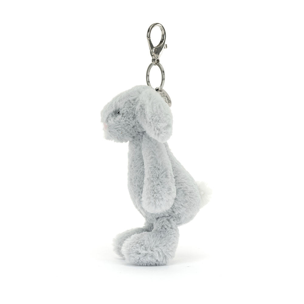 Jellycat Bashful Silver Bunny Bag Charm | Casa Childrenswear