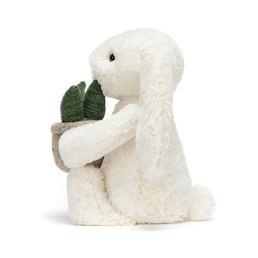 Jellycat Cream Bunny with Plant | Casa Childrenswear
