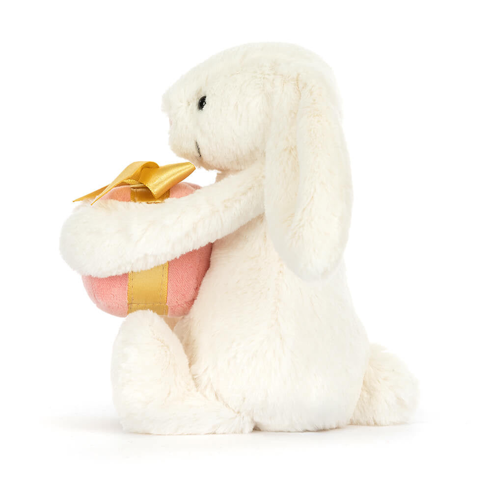 Jellycat Bashful Bunny with Present | Casa Childrenswear