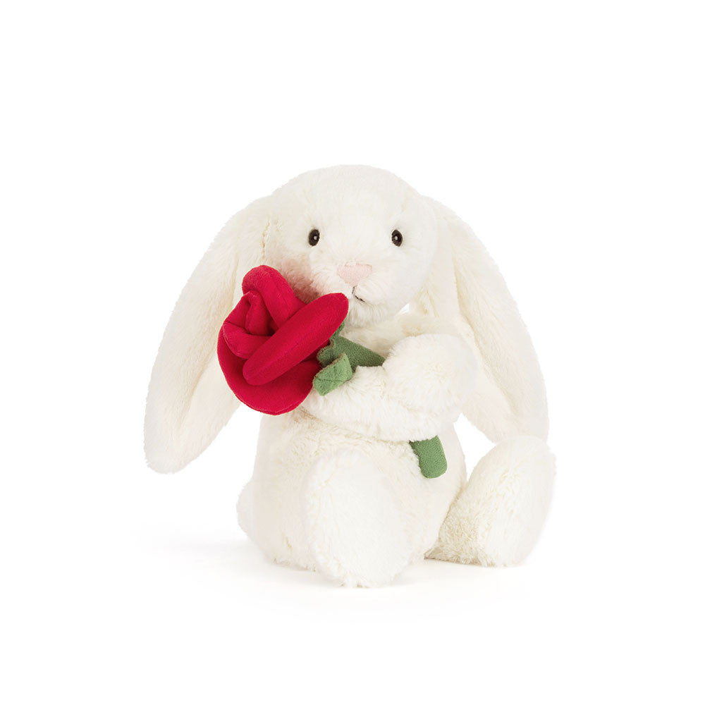 Jellycat Cream Bunny with Rose | Casa Childrenswear