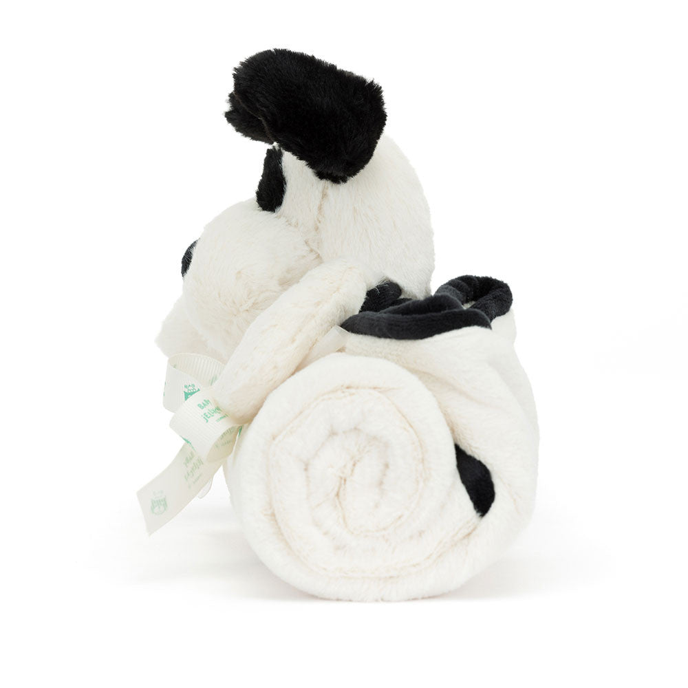Jellycat Bashful Black & Cream Puppy Blankie | Casa Childrenswear