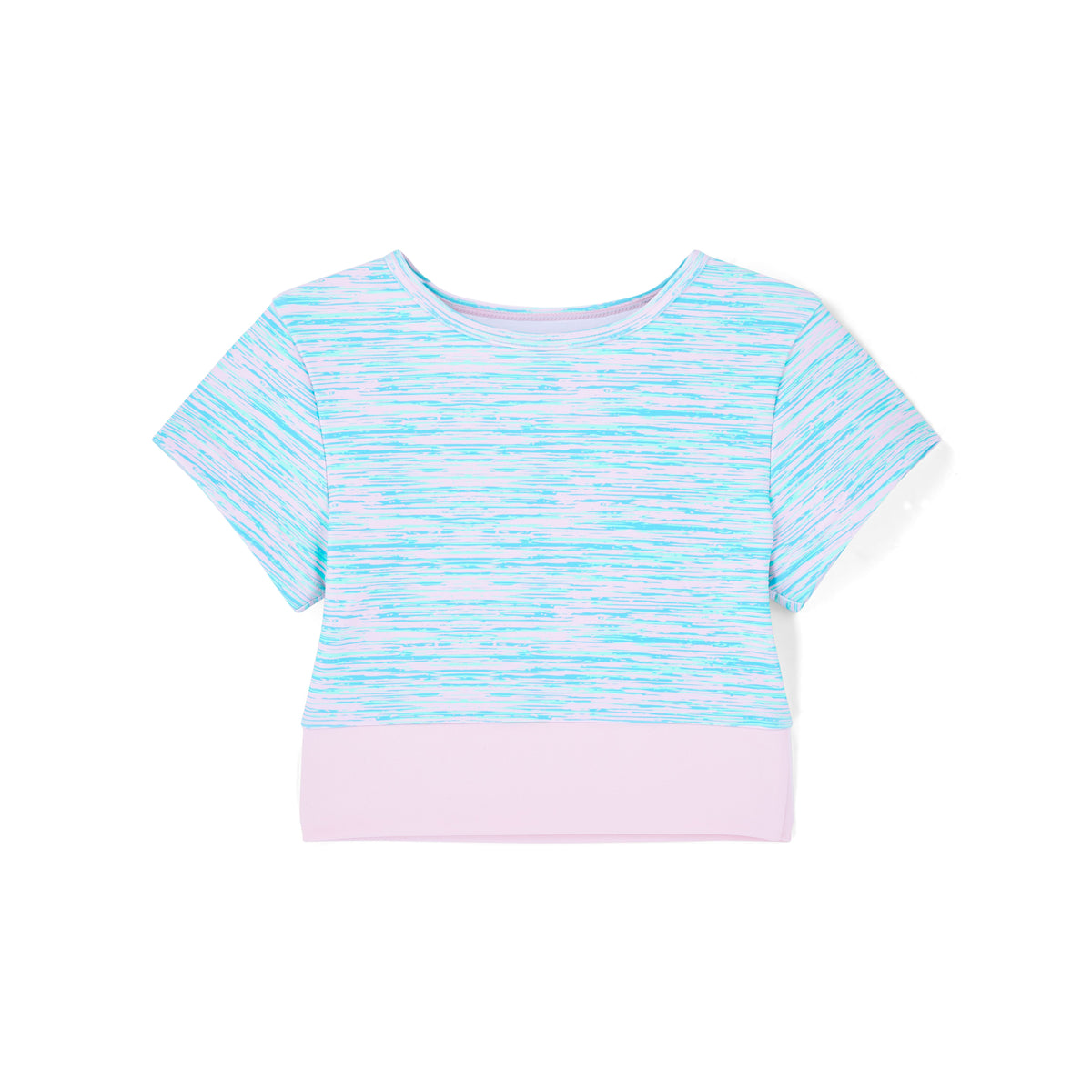 A Dee Energy Mint Crop Sport Top | Casa Childrenswear