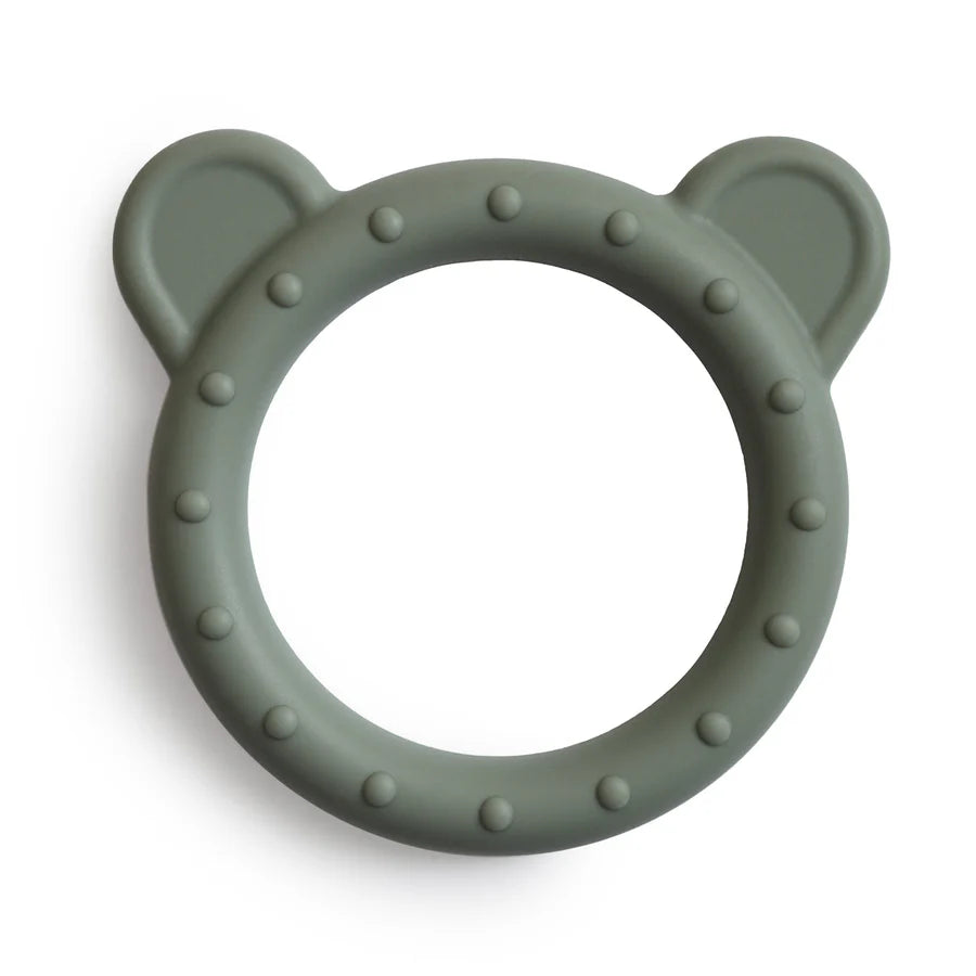 Mushie Bear Teether- Dried Thyme | Casa Childrenswear