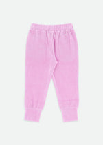 Angels Face Bijou Crystal Velour Jogger Orchid Pink | Casa Childrenswear