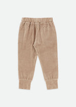 Angels Face Bijou Crystal Velour Jogger Sand | Casa Childrenswear