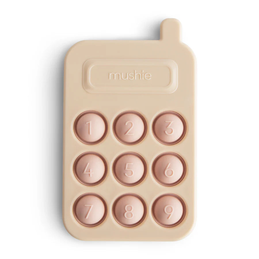 Mushie Phone Press Toy Blush | Casa Childrenswear